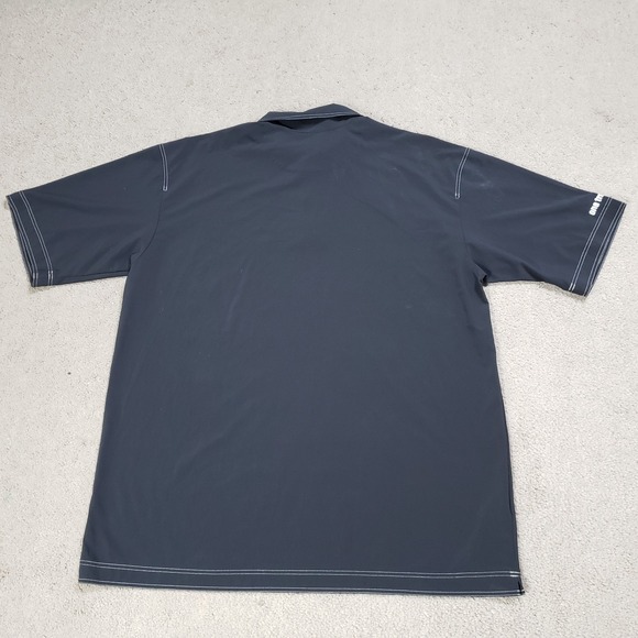 Nike Tiger Woods Polo Shirt Men XL Black One Tree Hill Show Crew VTG Golf Casual - Picture 3 of 7